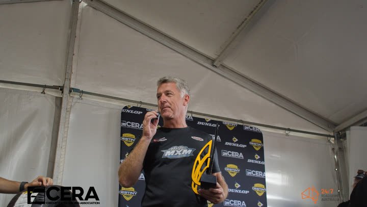 Ian McMah speaking at the Excel Challenge presentation